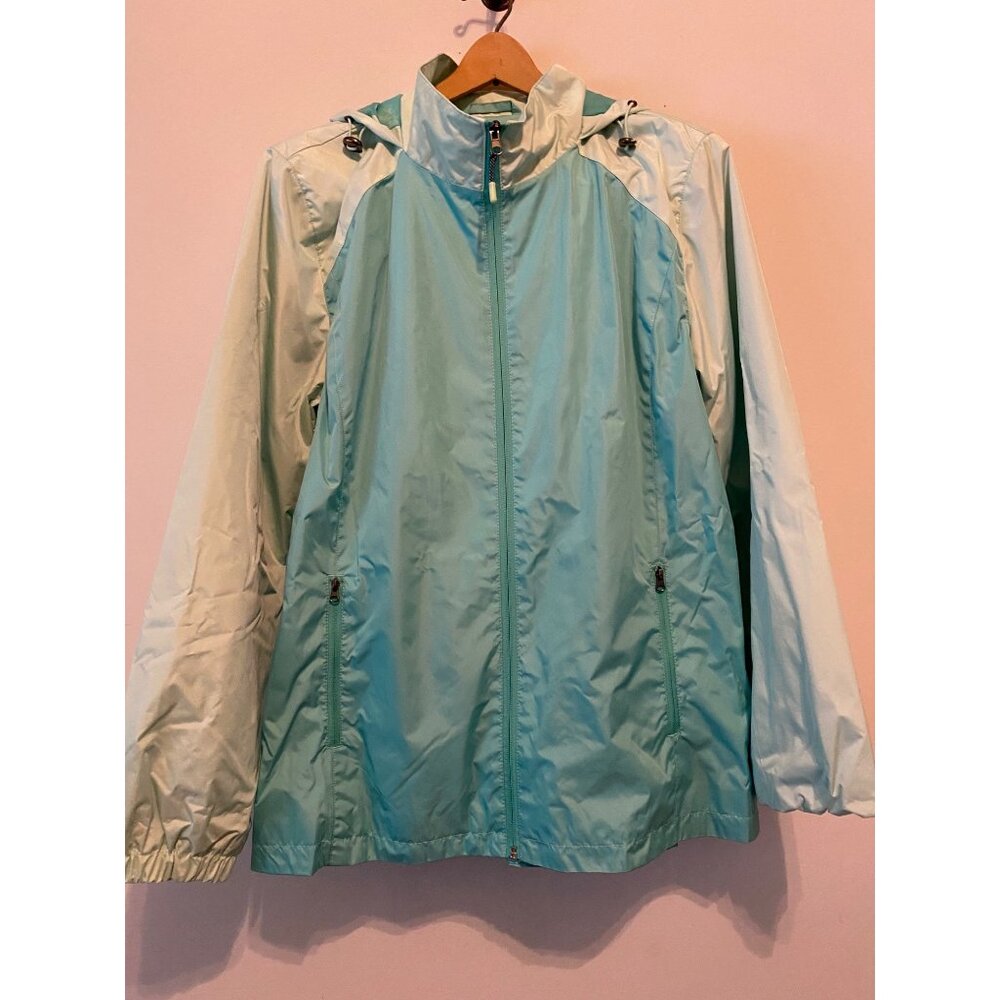 Breckenridge Winter Jacket Aqua Green Coat Hood XL